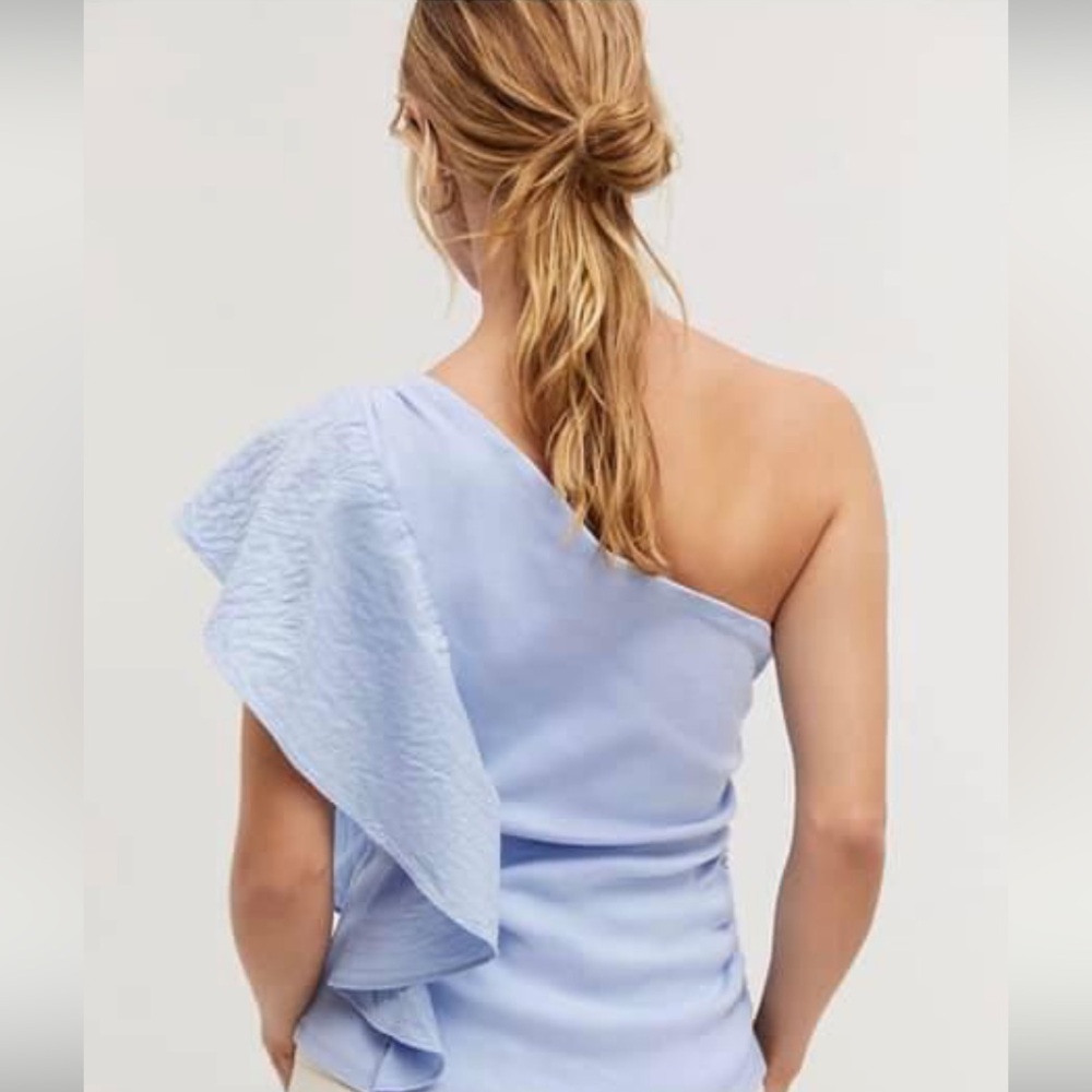 Anthropologie One-Shoulder Top